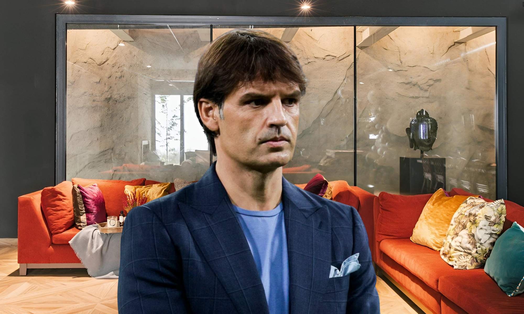 Morientes, exfutbolista del Real Madrid, abre las puertas de su casa: "Mi lugar preferido es un pequeño cine, es algo que siempre quise tener para ver películas"