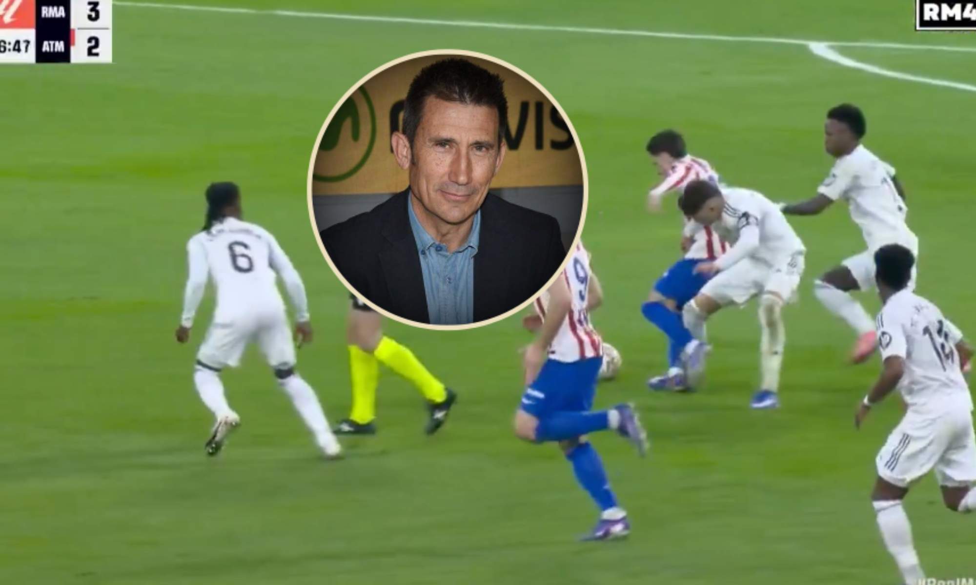 Carlos Martínez ha sido crítico con la expulsión de Fede Valverde en el derbi.