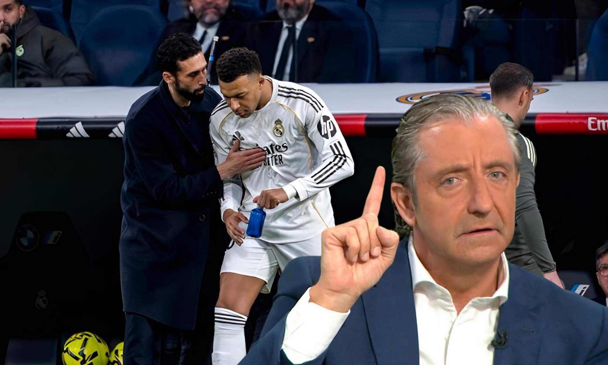 Josep Pedrerol, muy enfadado, señala a Mbappé: "No cuela, ni siquiera ha sudado la camiseta"