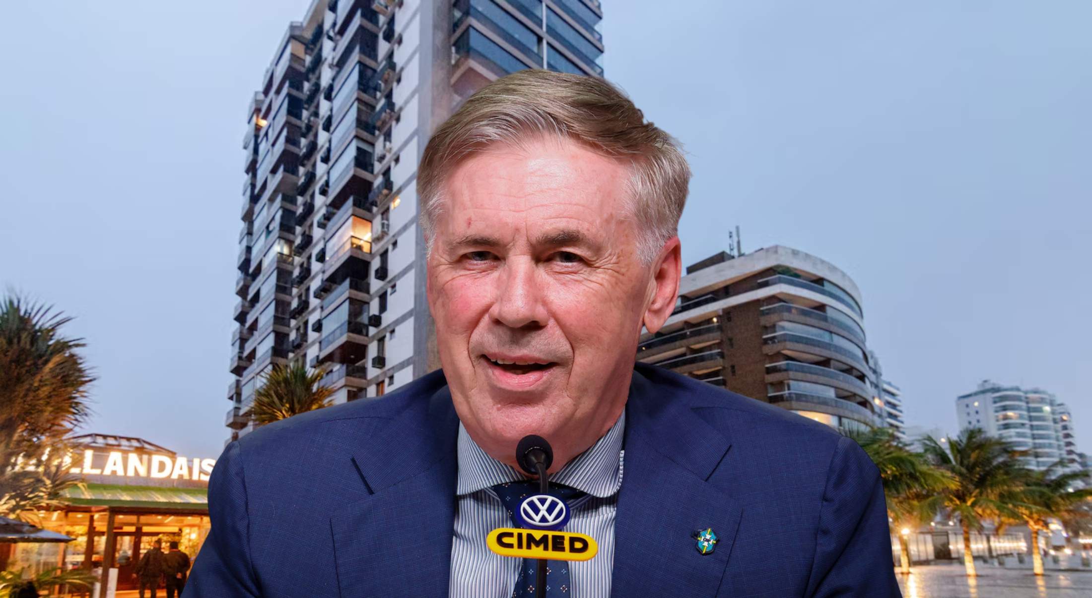 La casa de Ancelotti en Brasil