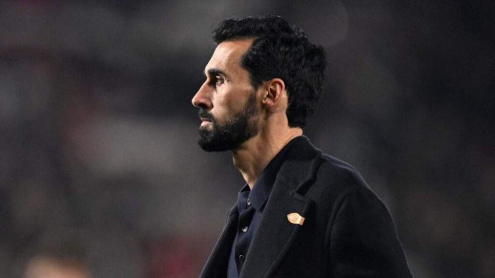 Álvaro Arbeloa en un partido del Real Madrid.