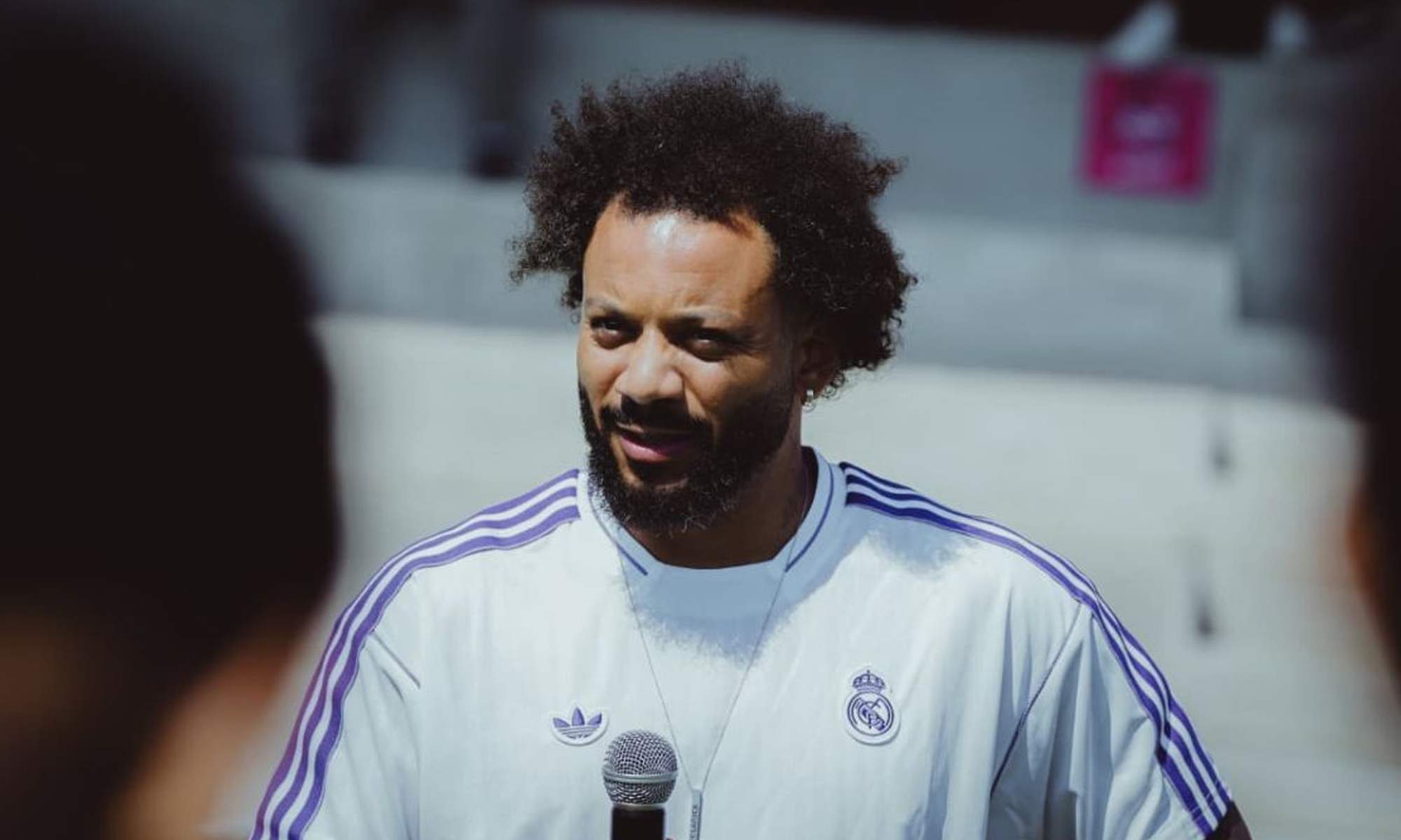 Marcelo Vieira con la camiseta del Real Madrid.