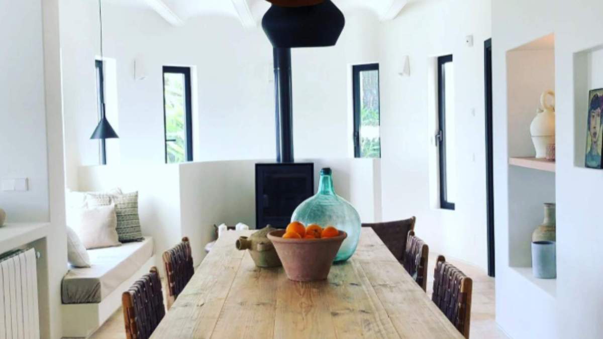 El salón de la casa de Javier Cámara en Jávea El salón de la casa de Javier Cámara en Jávea