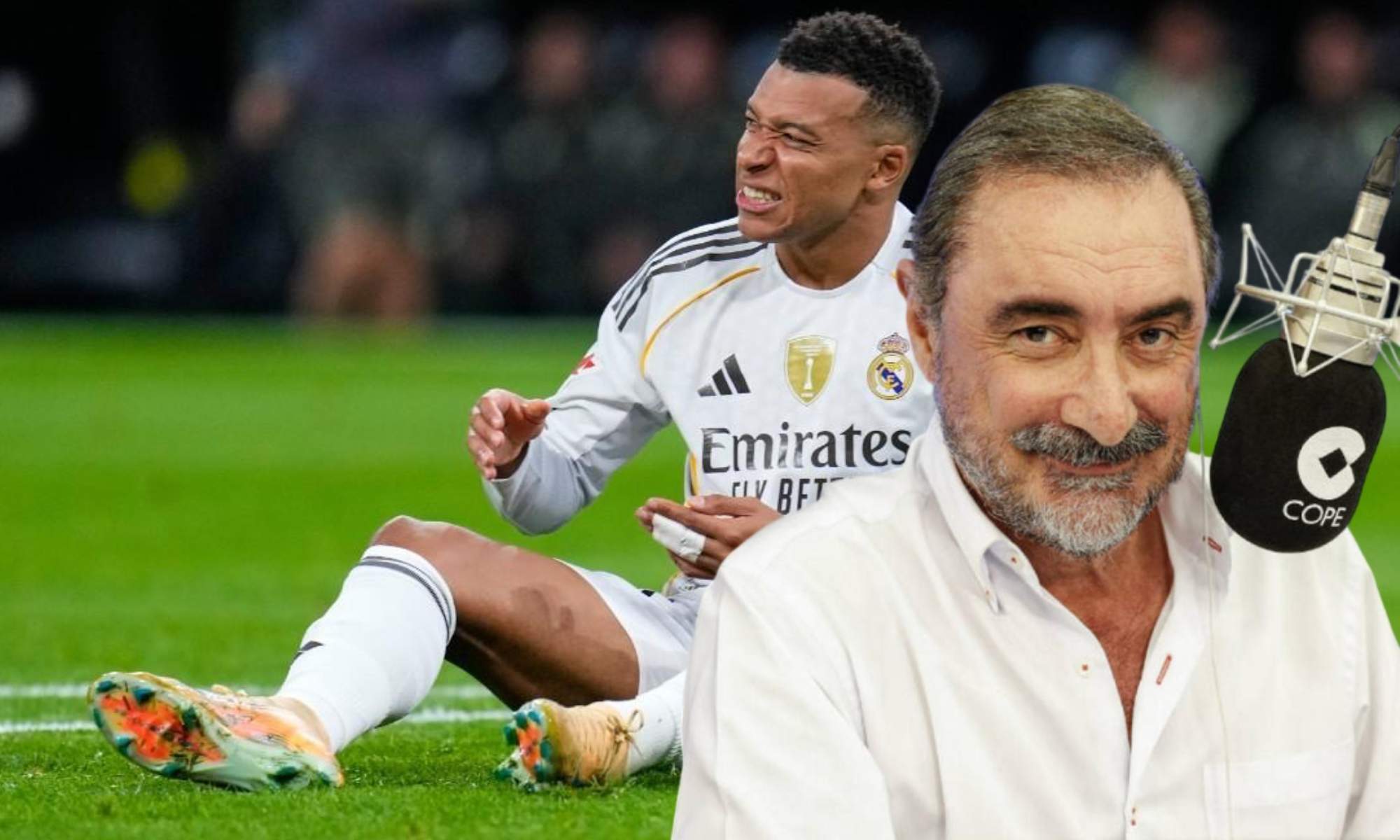 Carlos Herrera ha hablado sobre la lesión de Kylian Mbappé en su condición de médico.
