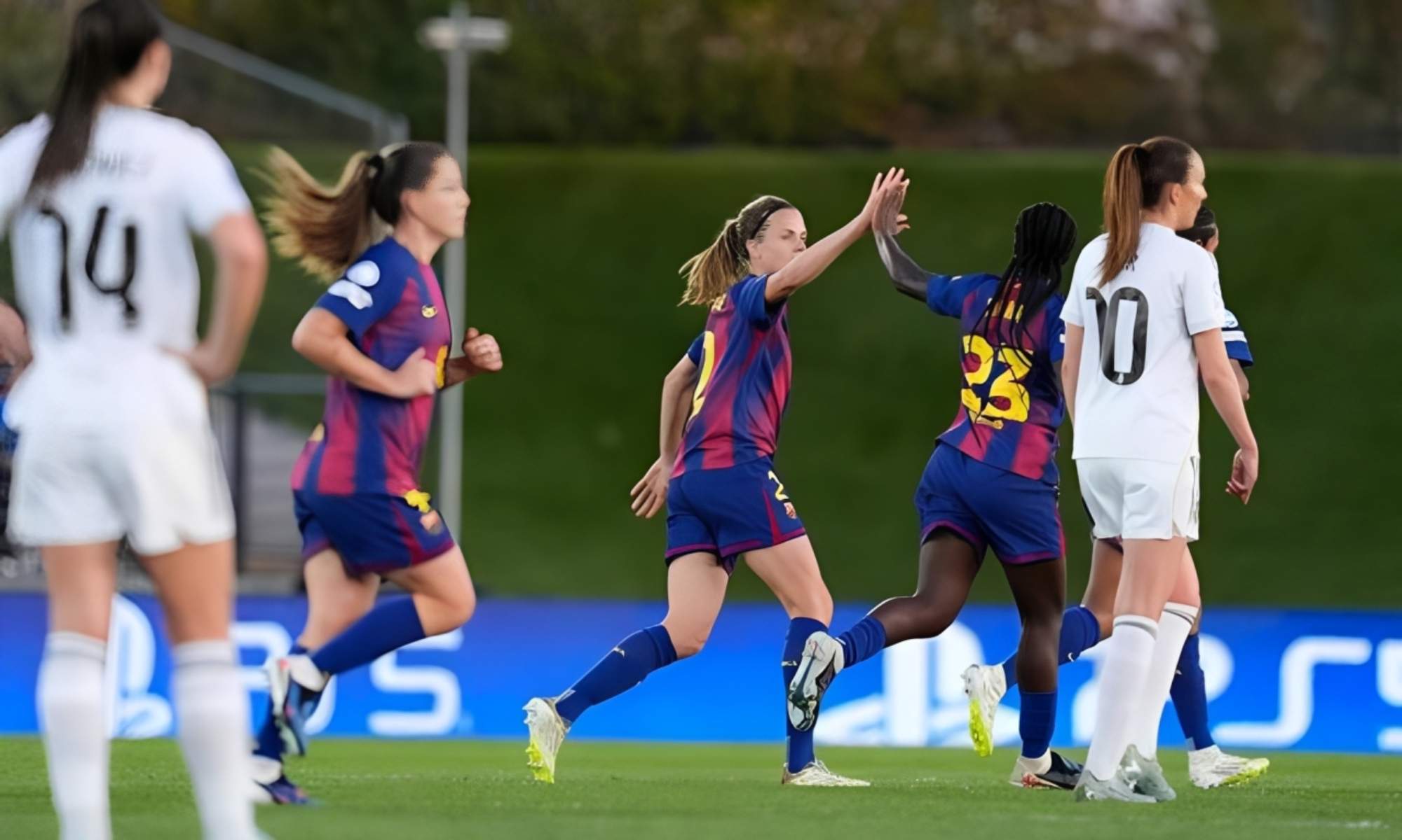 El Barça femenino golea al Real Madrid en el Di Stéfano