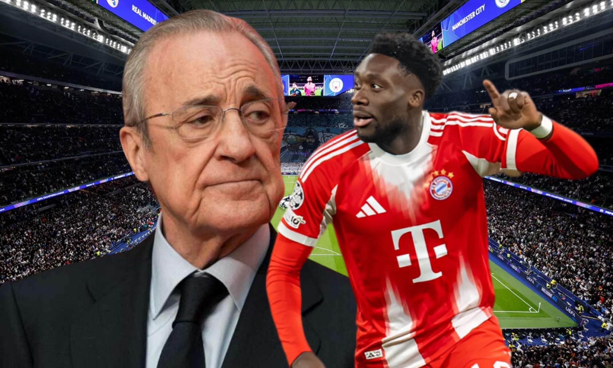 Florentino Pérez 'descarta' fichar a Alphonso Davies