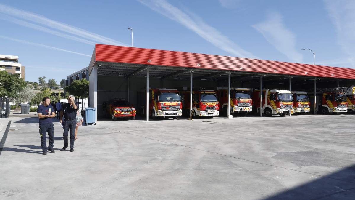 El parque de bomberos número 9 de Madrid