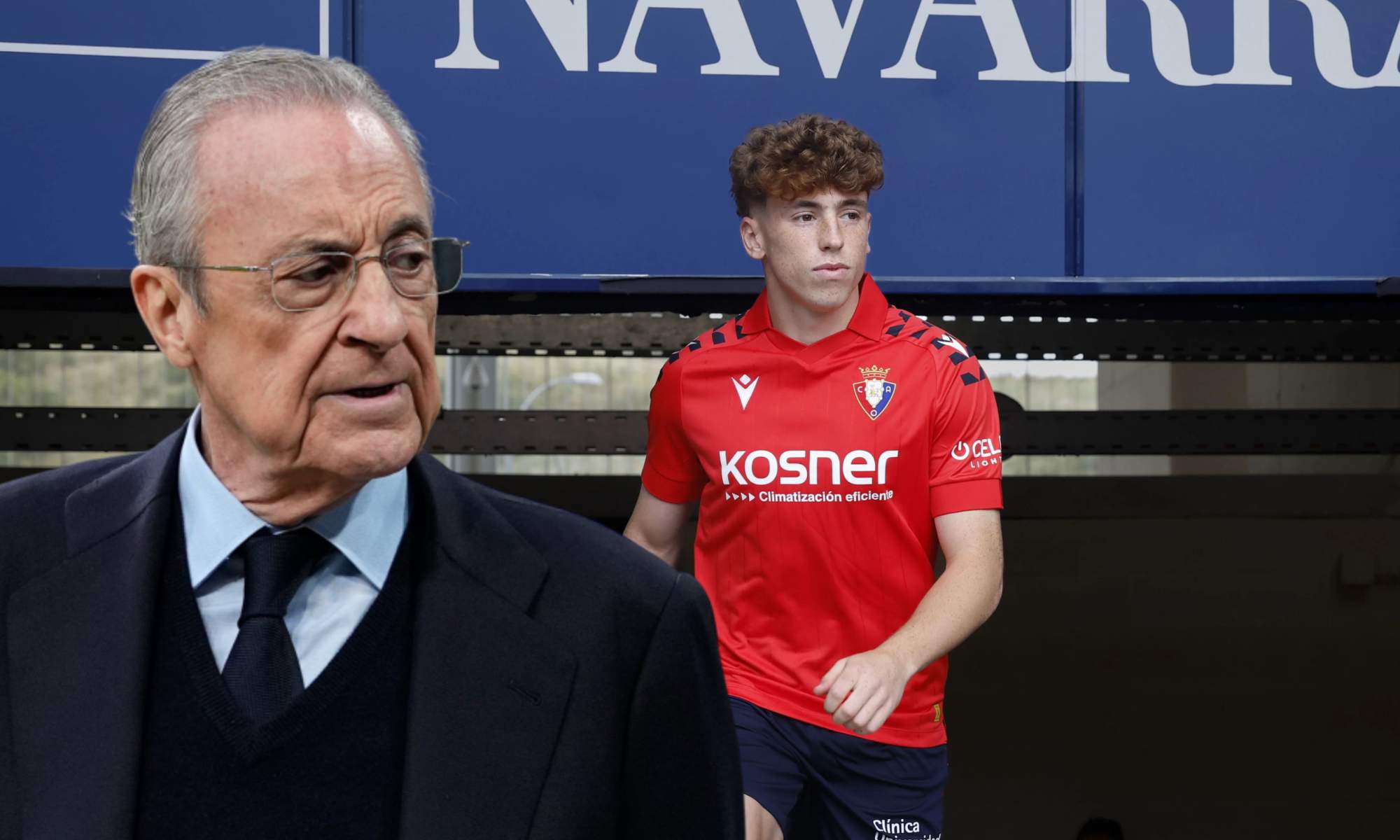 Florentino Pérez no venderá a Víctor Muñoz, que milita ahora en Osasuna, al Barcelona.
