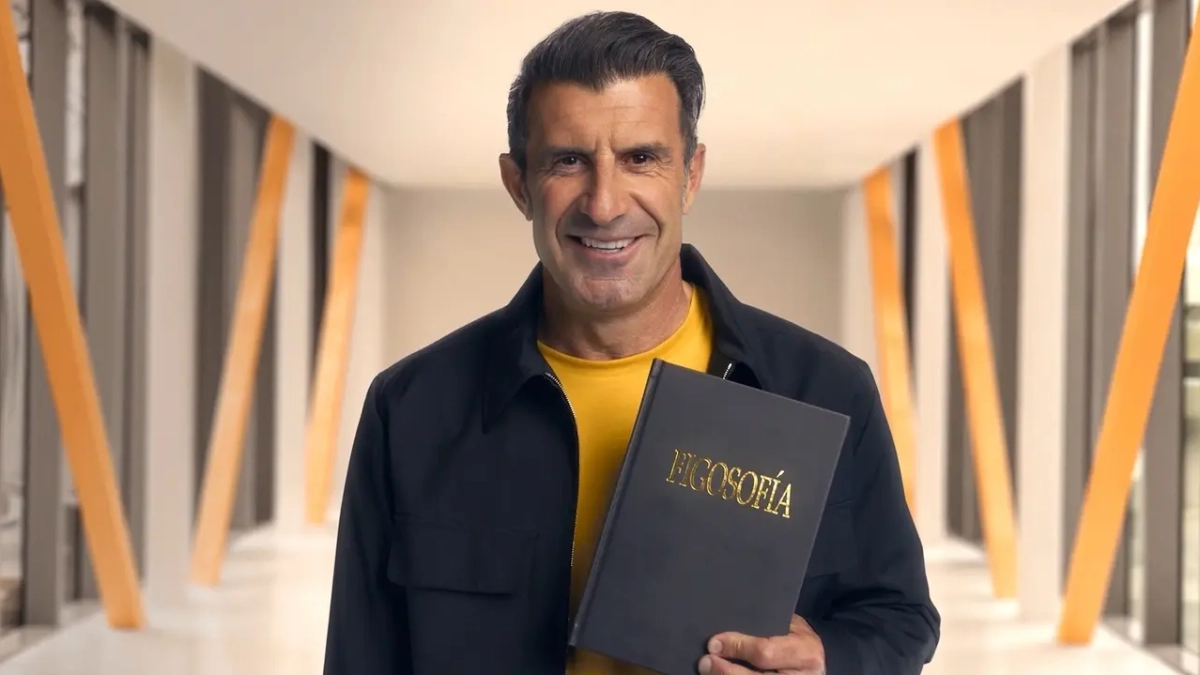 Figo en un anuncio publicitario