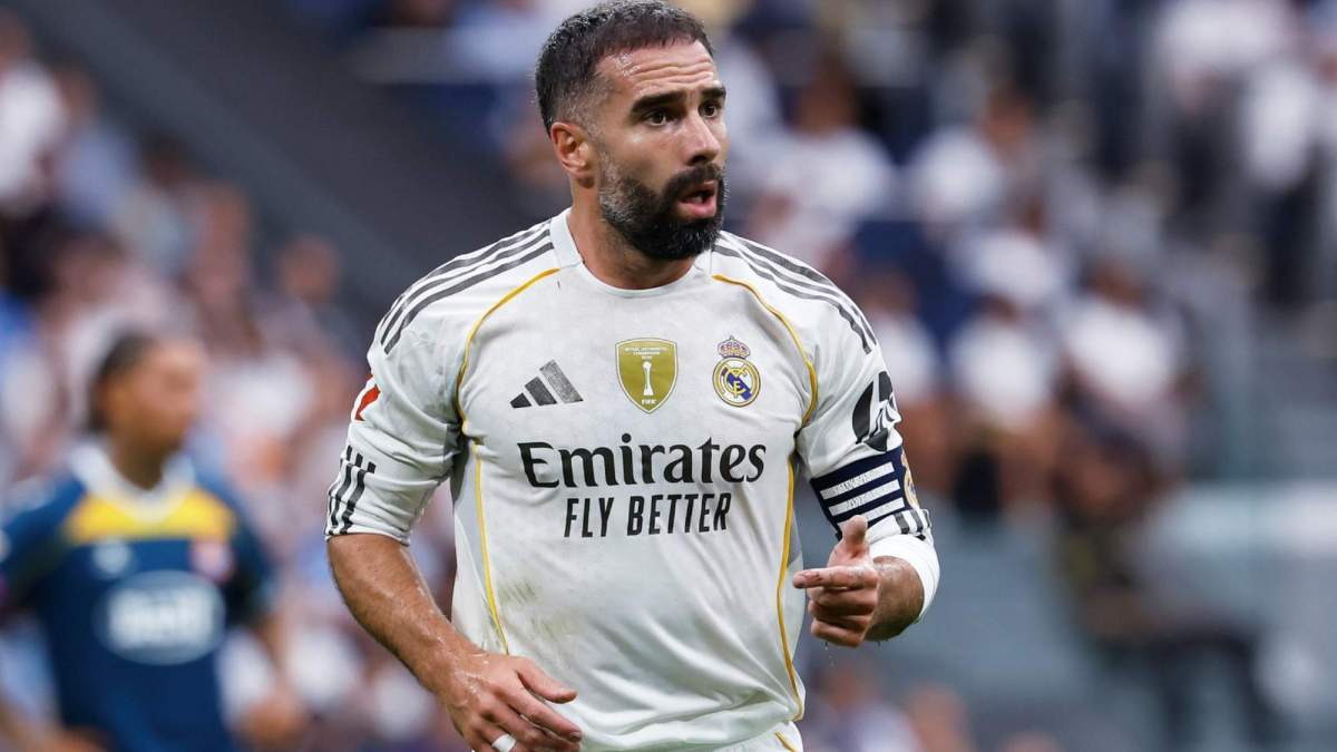 Dani Carvajal durante un partido de esta temporada