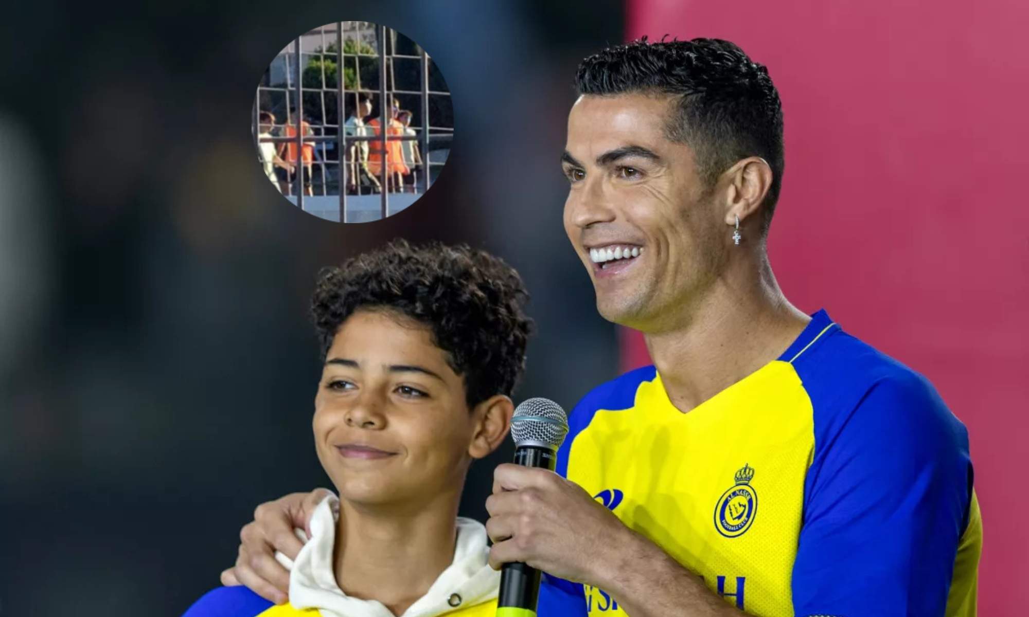 Sale a la luz la primera imagen del hijo de Cristiano entrenando en Valdebebas