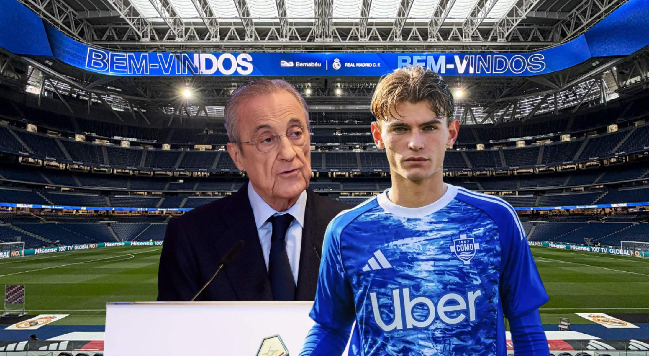 Nico Paz y dos jugadores más ficharía Florentino pagando la cláusula