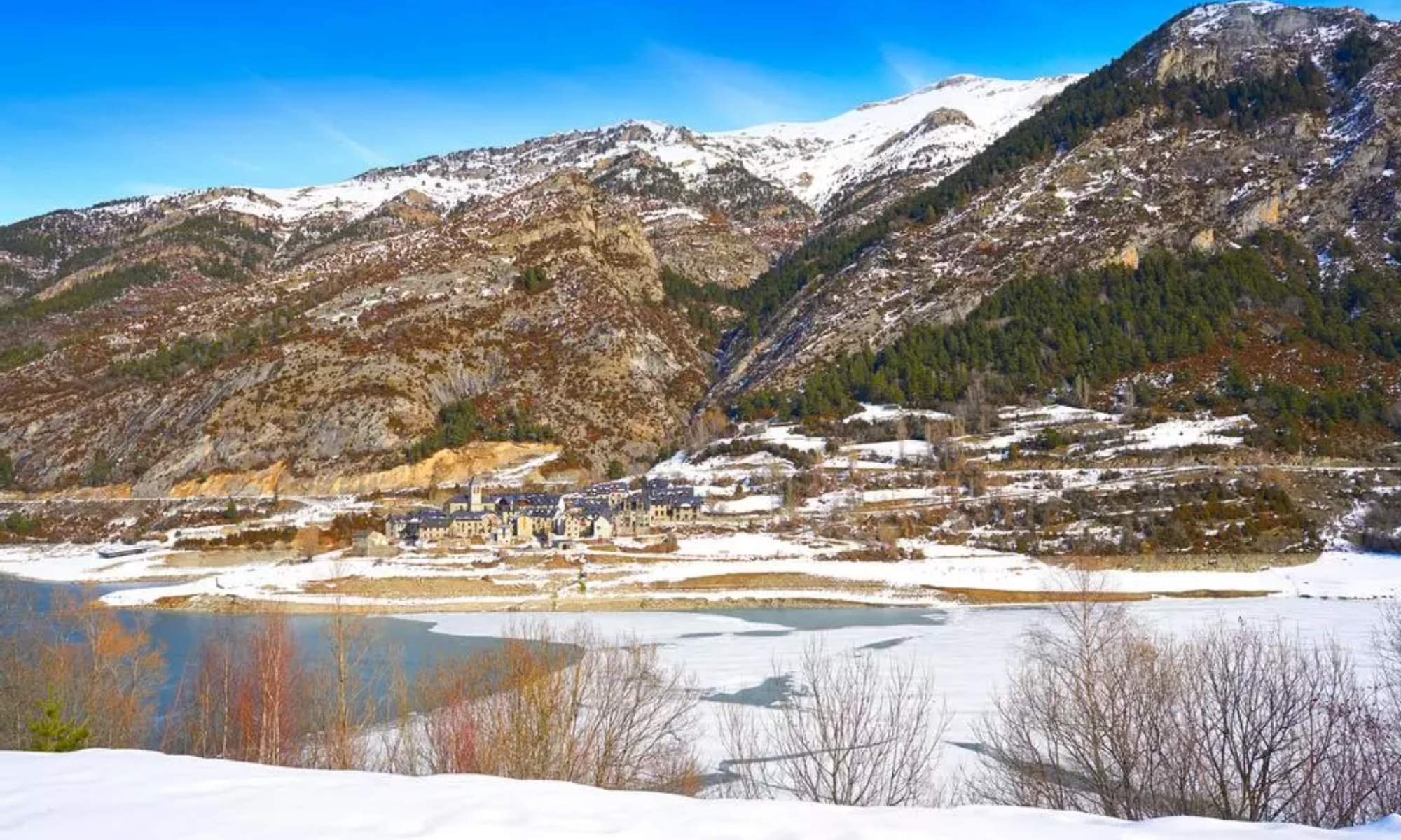 Las capas de nieve de Lanuza recuerdan al mundo imaginario de Kristoff, de la película 'Frozen'.