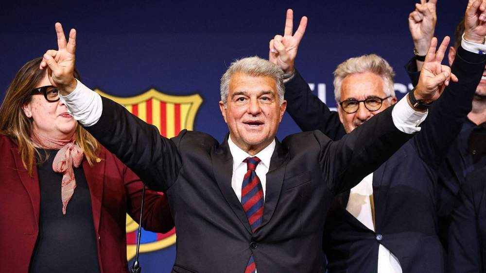 Joan Laporta ha vuelto a ser reelegido presidente del Barcelona.
