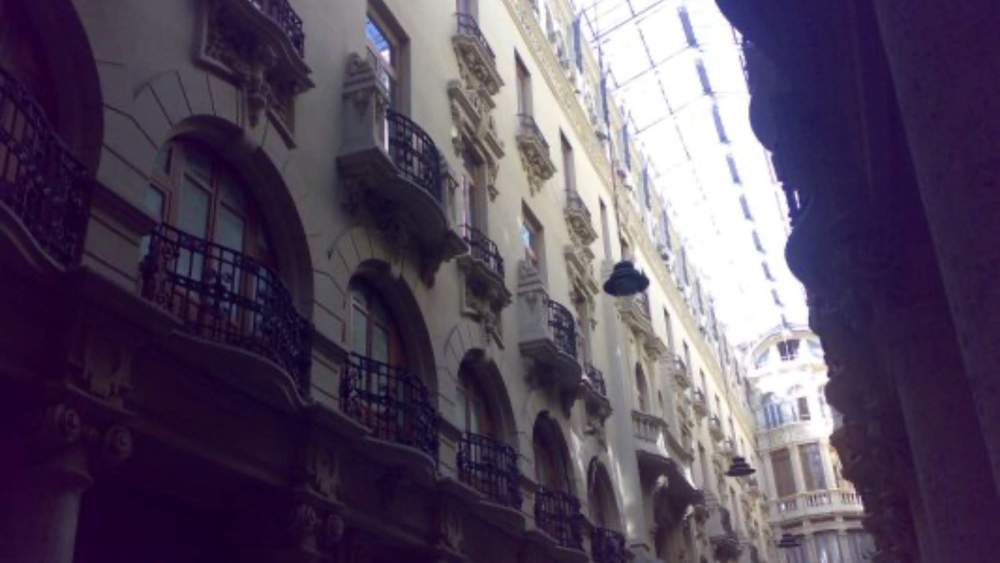 Vista del pasaje, en pleno centro de Albacete.
