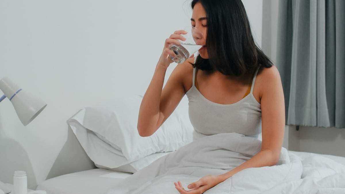 Es importante no abusar del consumo de agua antes de dormir