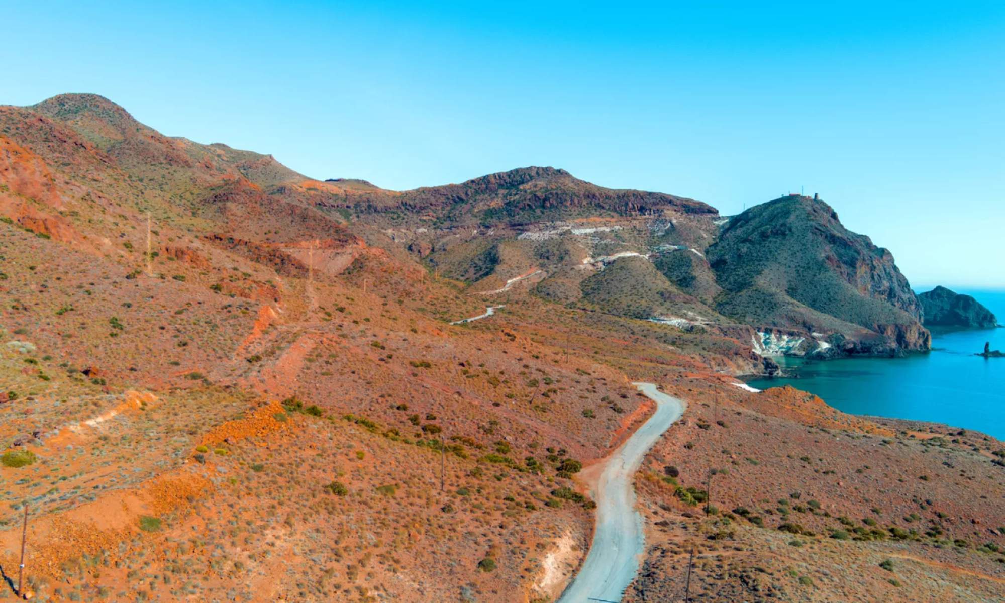 El Parque Natural del Cabo de Gata-Níjar guarda muchas similitudes con el desierto de Arizona, en Estados Unidos.