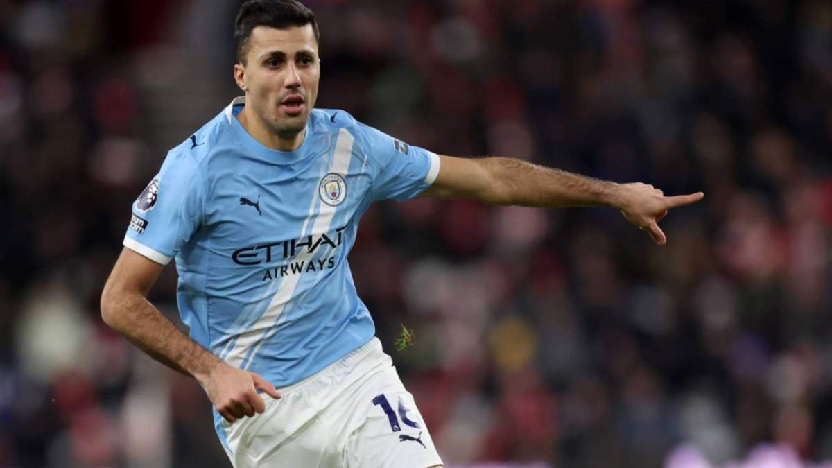 Rodri Hernández durante el partido contra el Sunderland