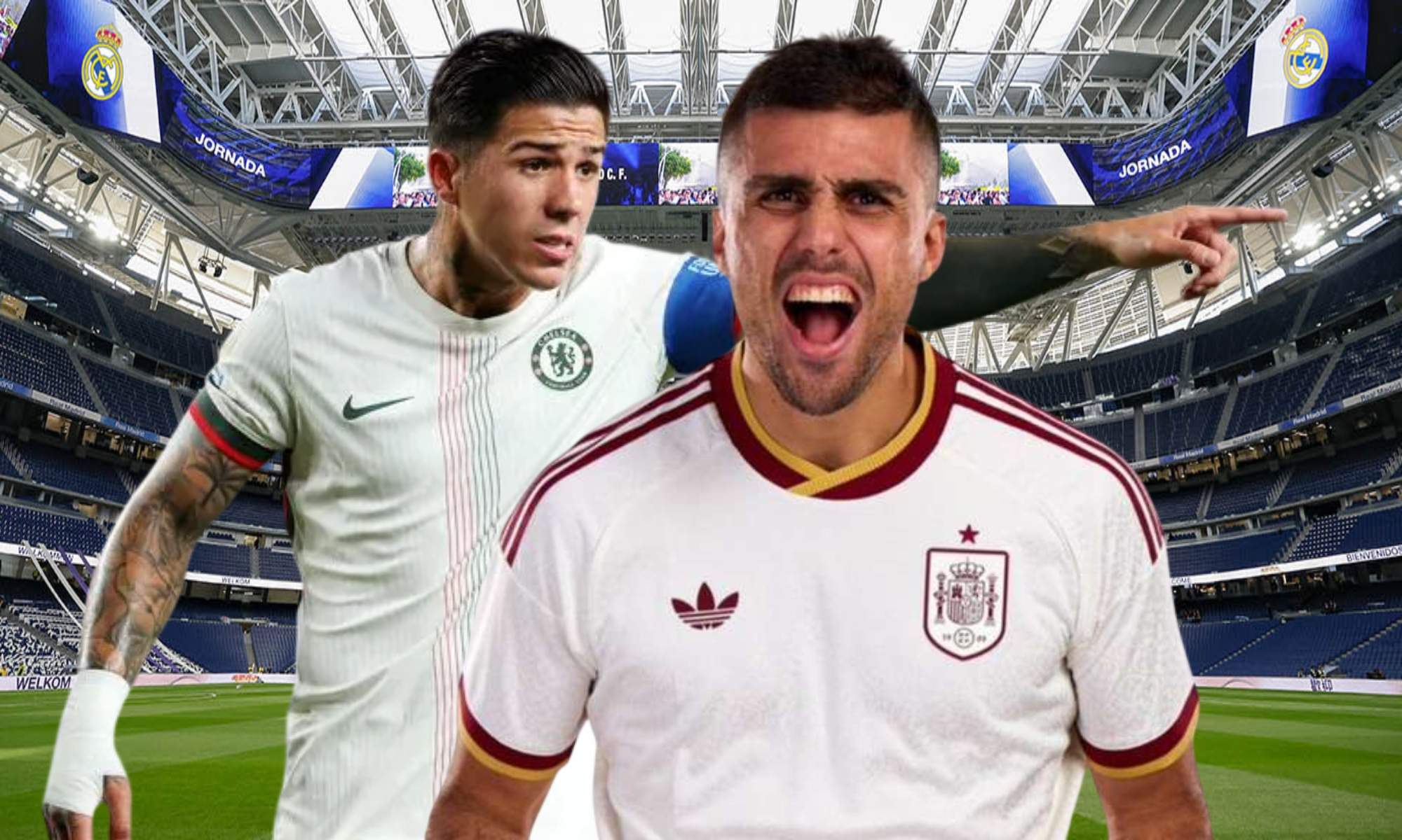 Así jugaría el Real Madrid con Enzo Fernández y Rodri Hernández en el centro del campo
