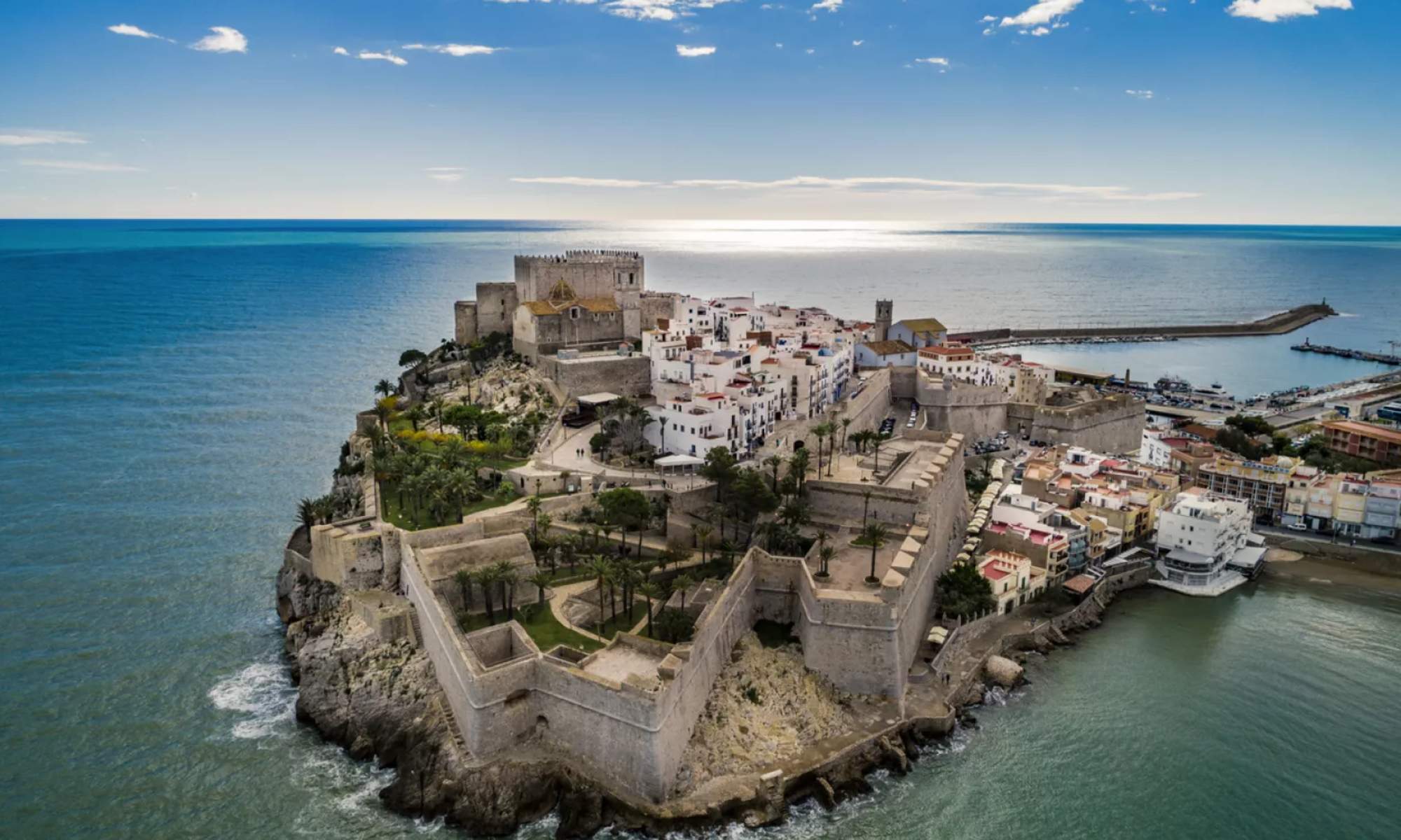 Vista general de Peñíscola, un municipio puntero de Castellón que se parece al imaginario Poniente de 'Juego de Tronos'.