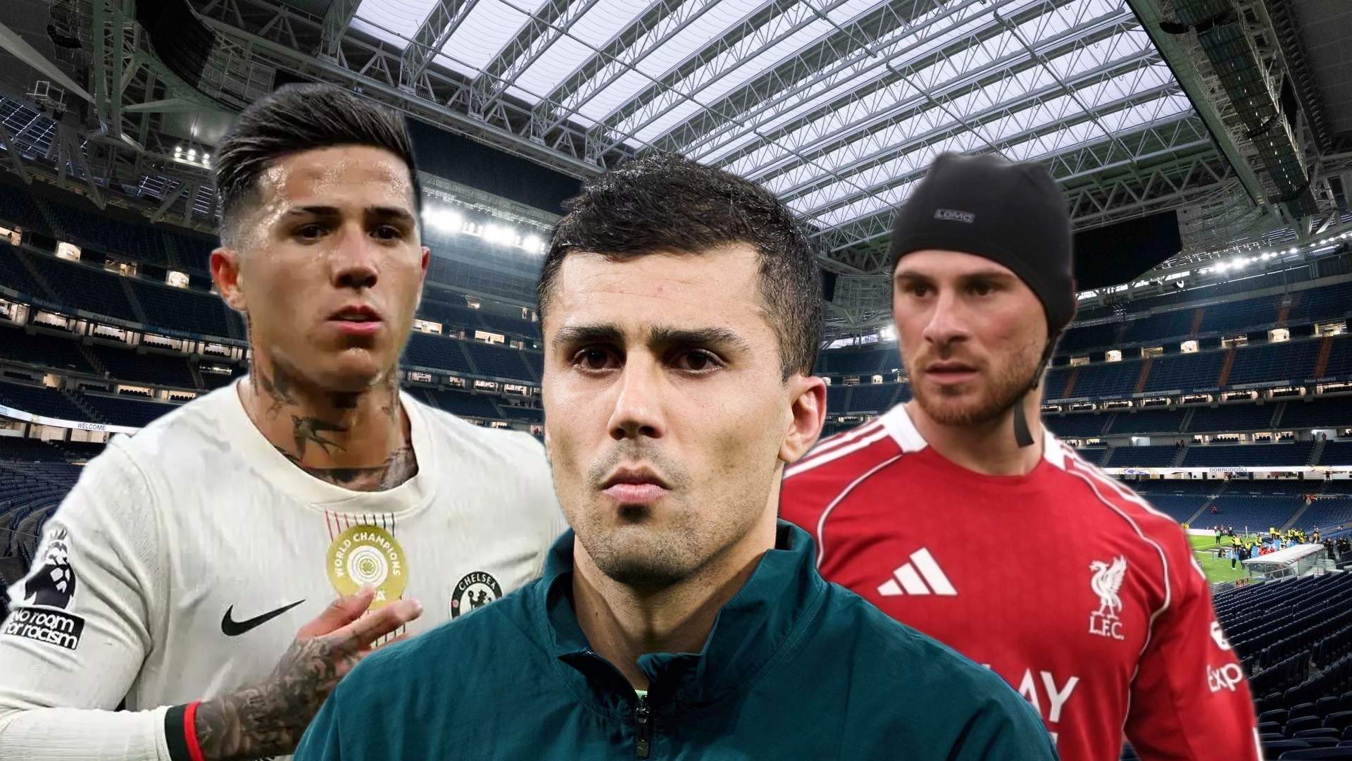 Los cuatro quieren jugar en el Real Madrid: pros y contras de los fichajes de Szoboszlai, Enzo Fernández, Mac Allister y Rodri Hernández