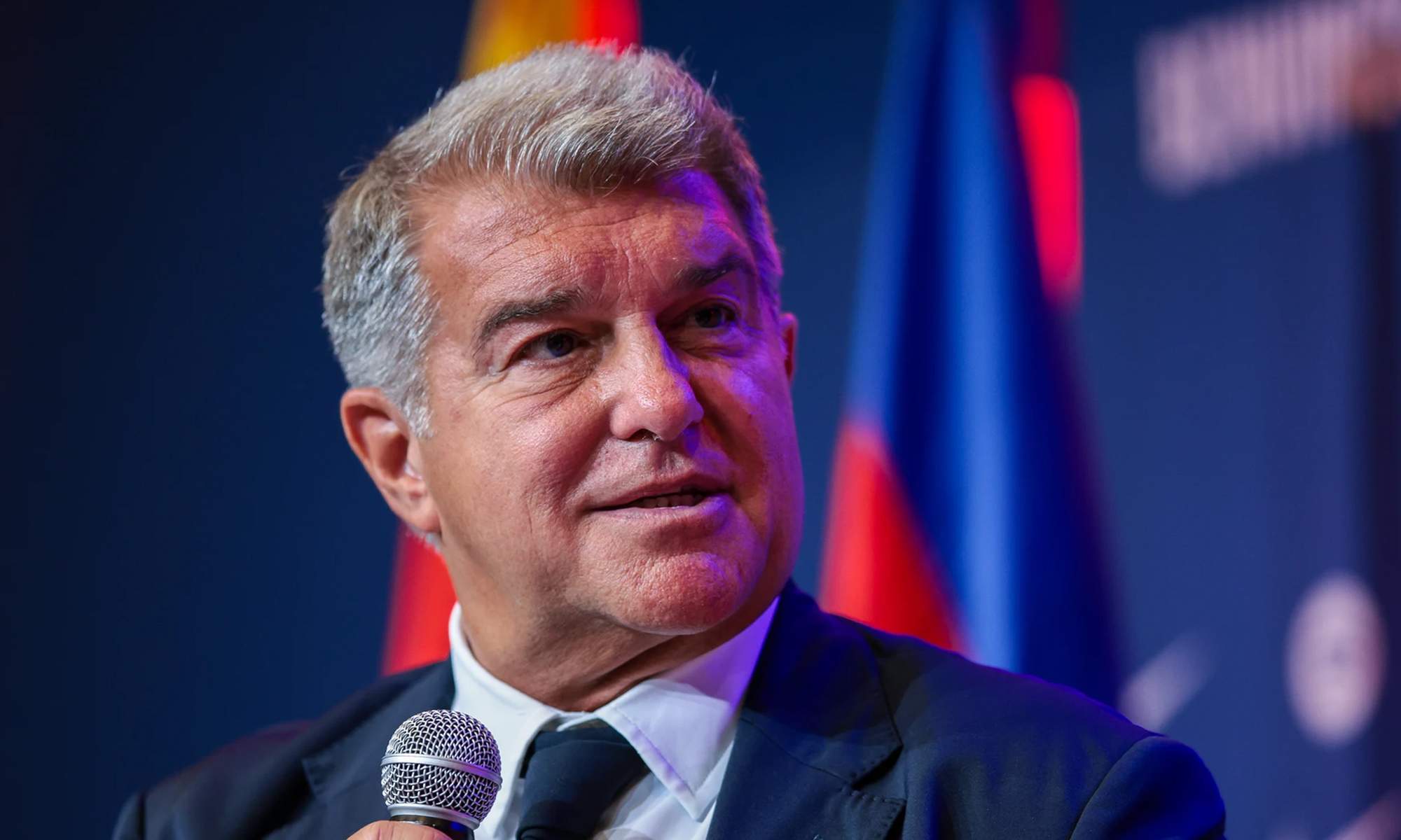 Joan Laporta, presidente del Fútbol Club Barcelona.