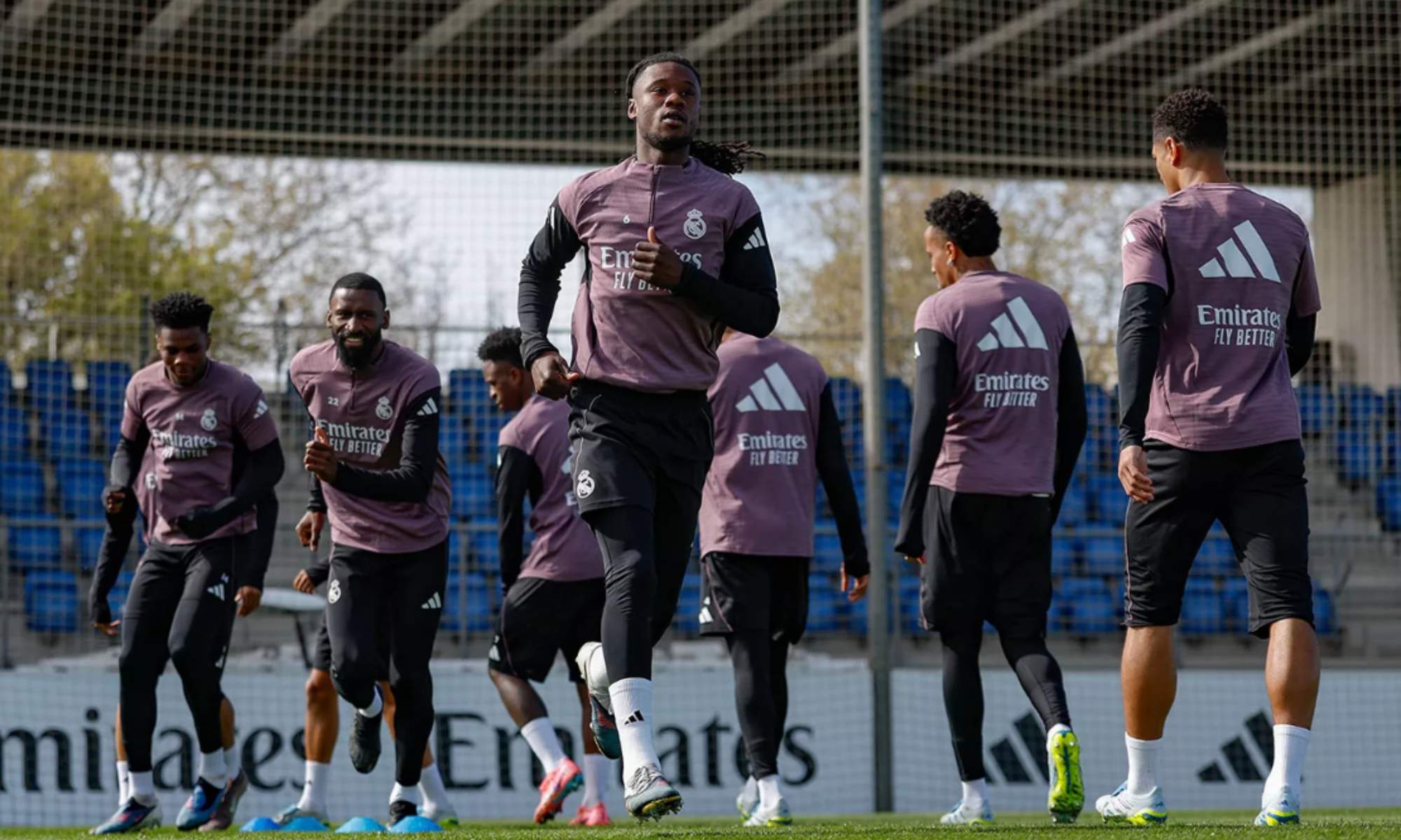 El Real Madrid realiza la última sesión de entrenamiento antes del partido contra el Mallorca