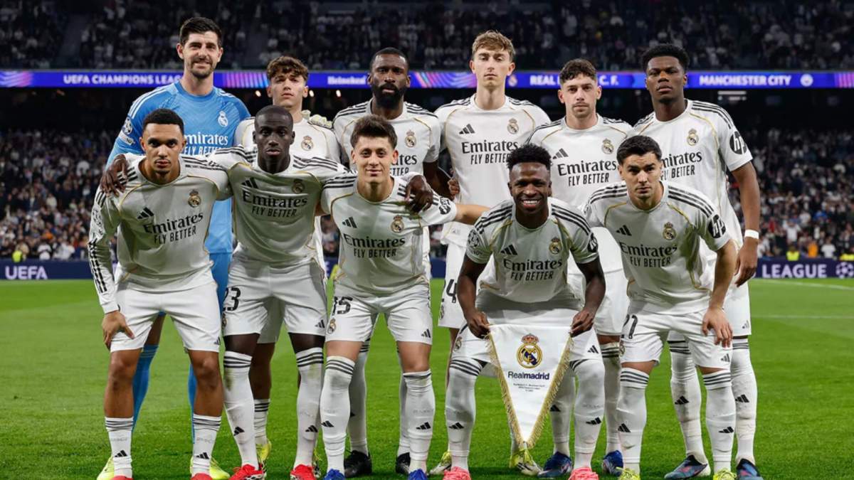 Once del Real Madrid frente al Manchester City (1)