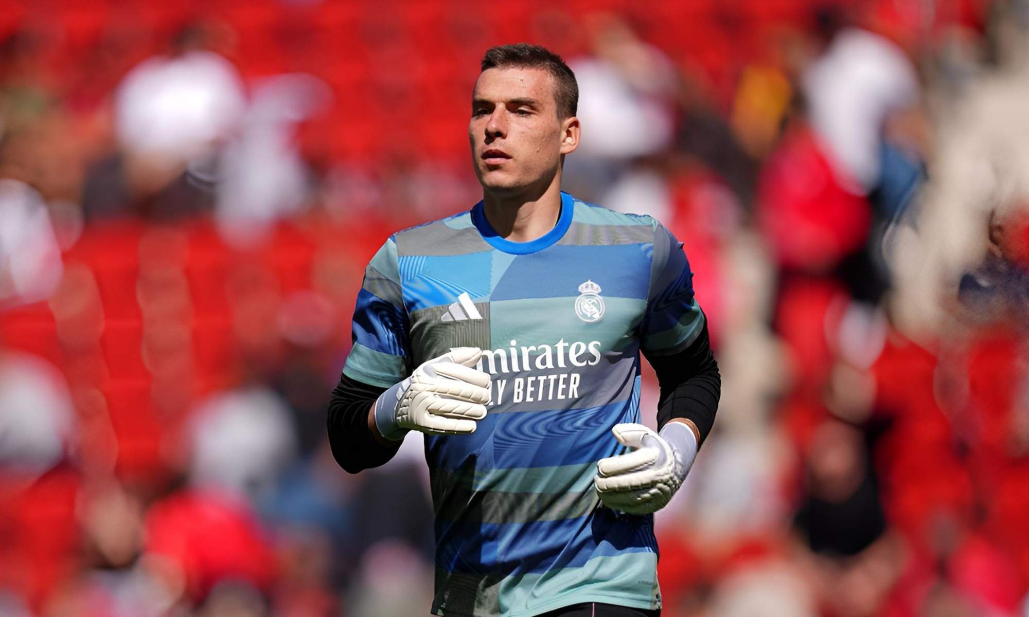 Lunin, el que menos culpa tiene, da la cara tras la derrota en Mallorca: "Esto sigue y vamos a pelear"