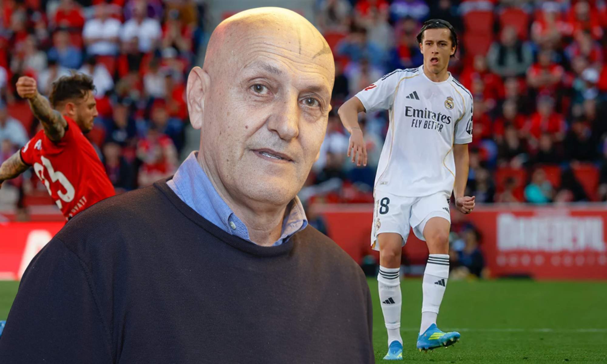 Coto Matamoros carga contra Álvaro Carreras tras la derrota del Real Madrid en Son Moix