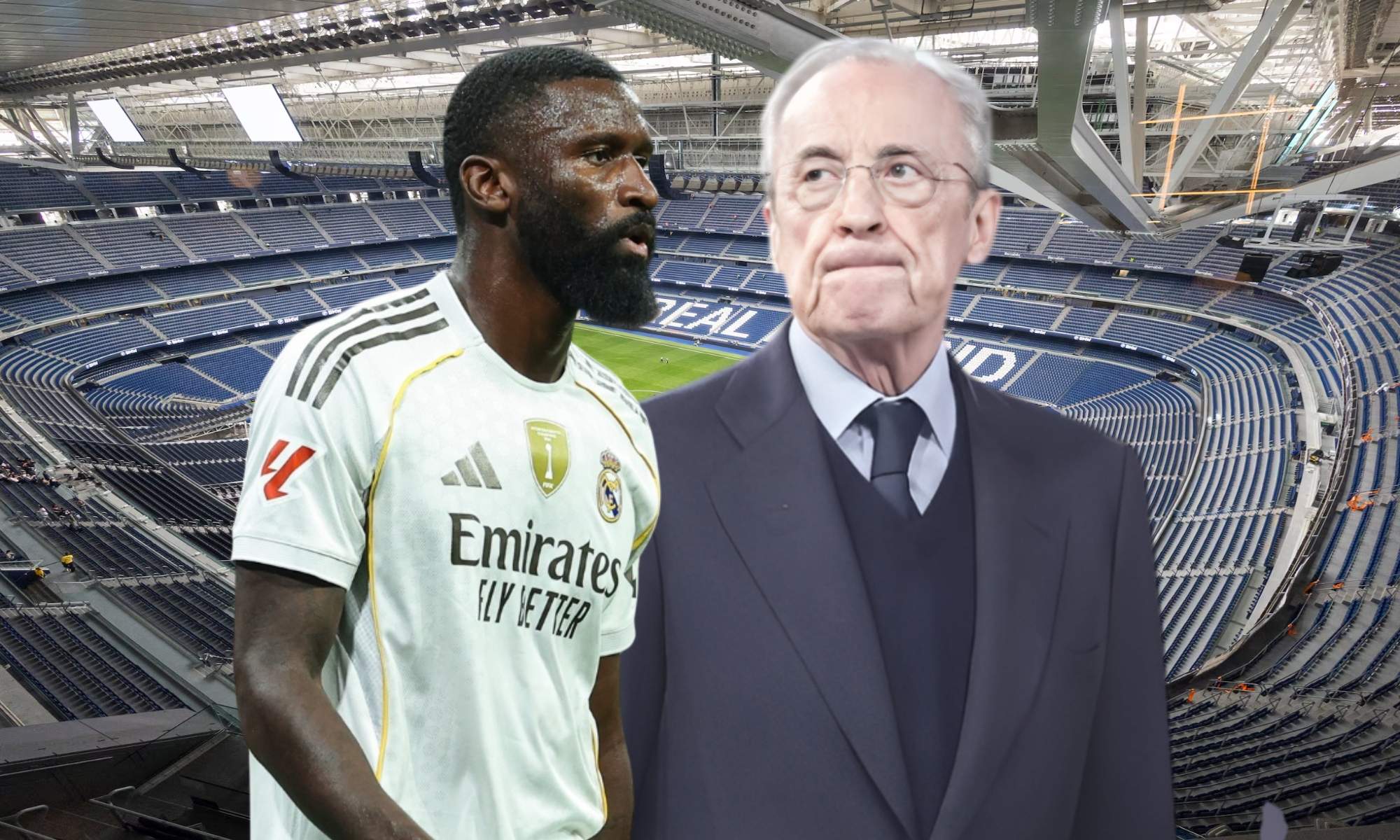 Florentino, decidido a renovar a Antonio Rüdiger: el presidente empleará la misma fórmula que con Sergio Ramos