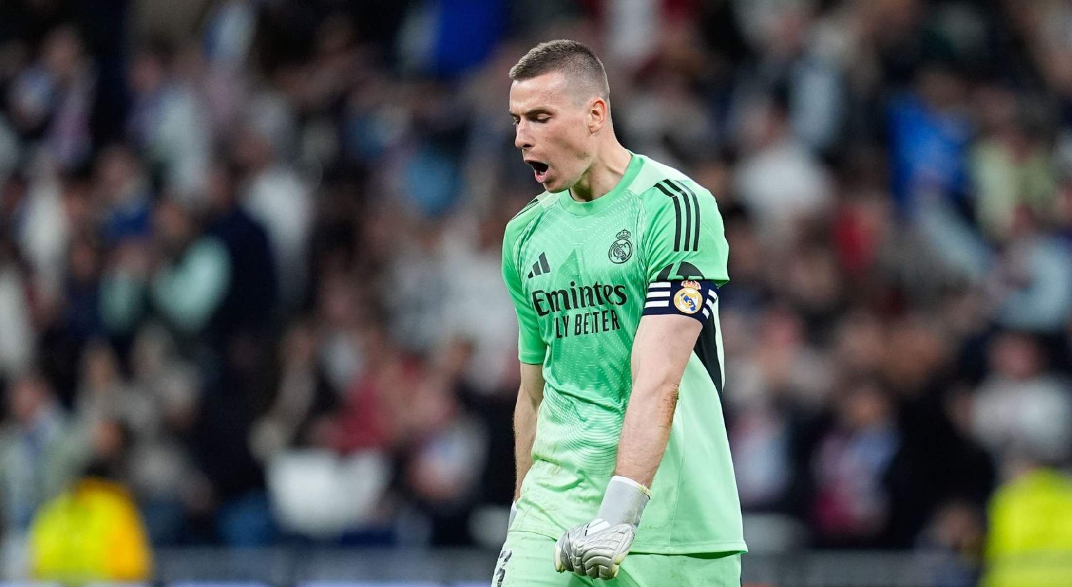 Lunin es clave para el Madrid en Múnich