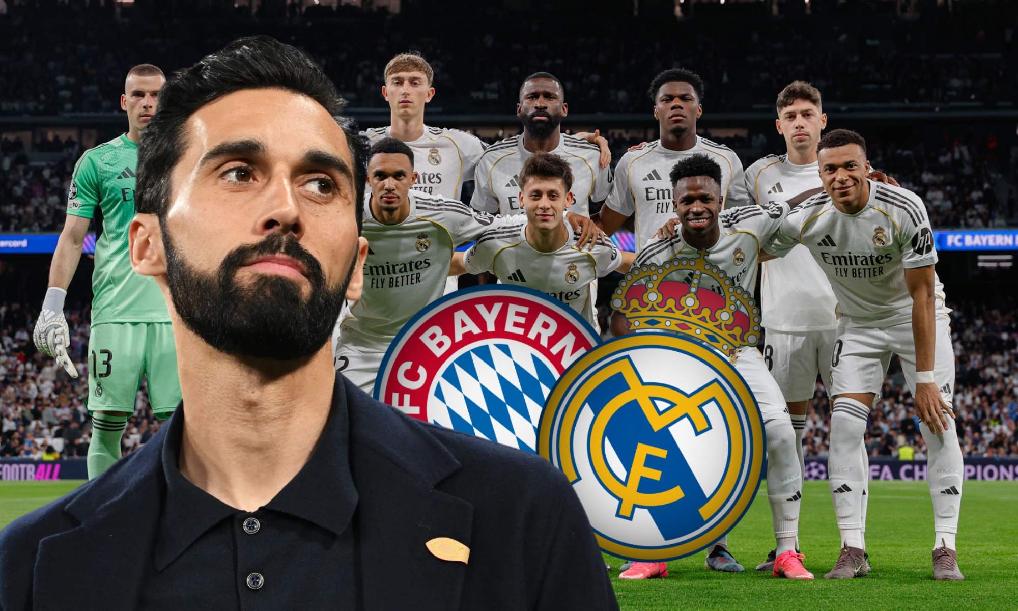 Álvaro Arbeloa vuelve a modificar la alineación para buscar la remontada en el Allianz Arena contra el Bayern Múnich.