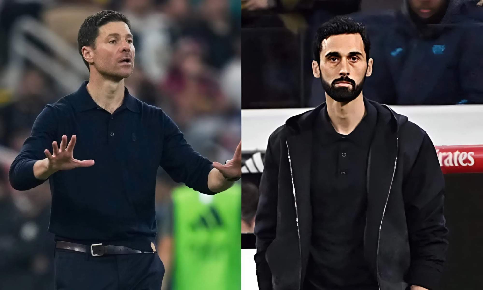 Xabi Alonso y Álvaro Arbeloa, dirigiendo partidos del Real Madrid durante esta temporada.