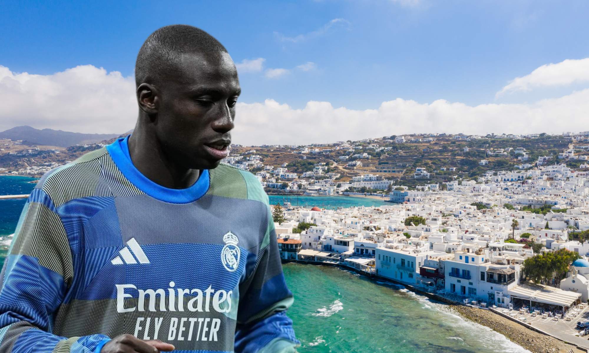 Ferland Mendy es un apasionado de Mykonos, una de las pequeñas islas griegas más destacadas del mar Egeo.