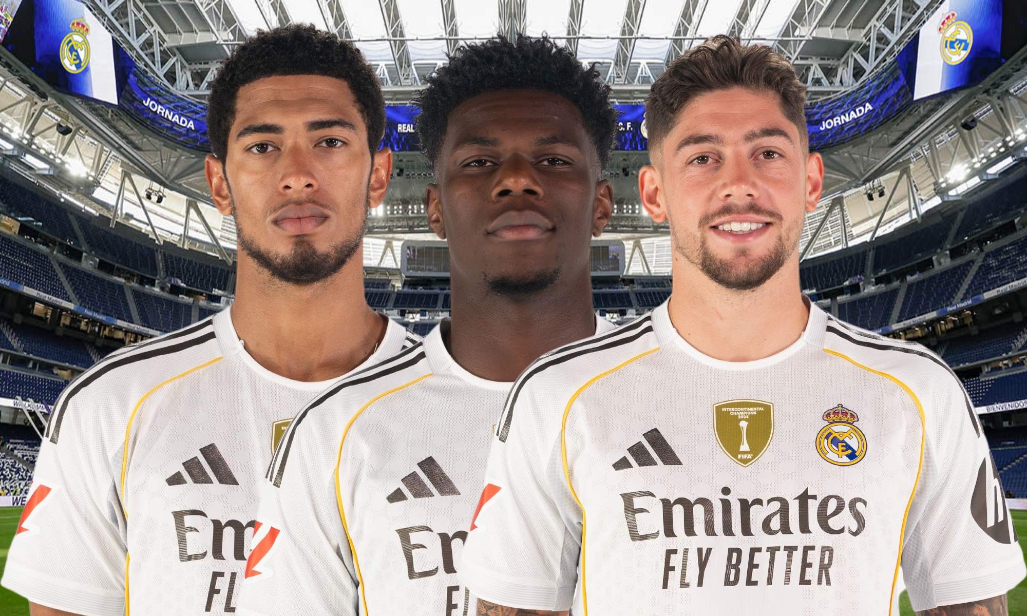 Tchouaméni, Bellingham y Valverde, tres piezas clave en el Real Madrid