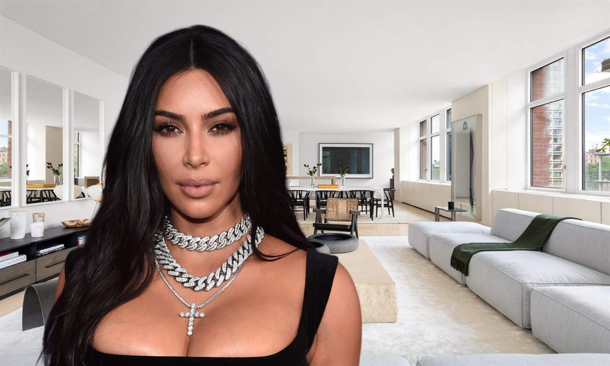 Kim Kardashian tiene una grandísima casa en California