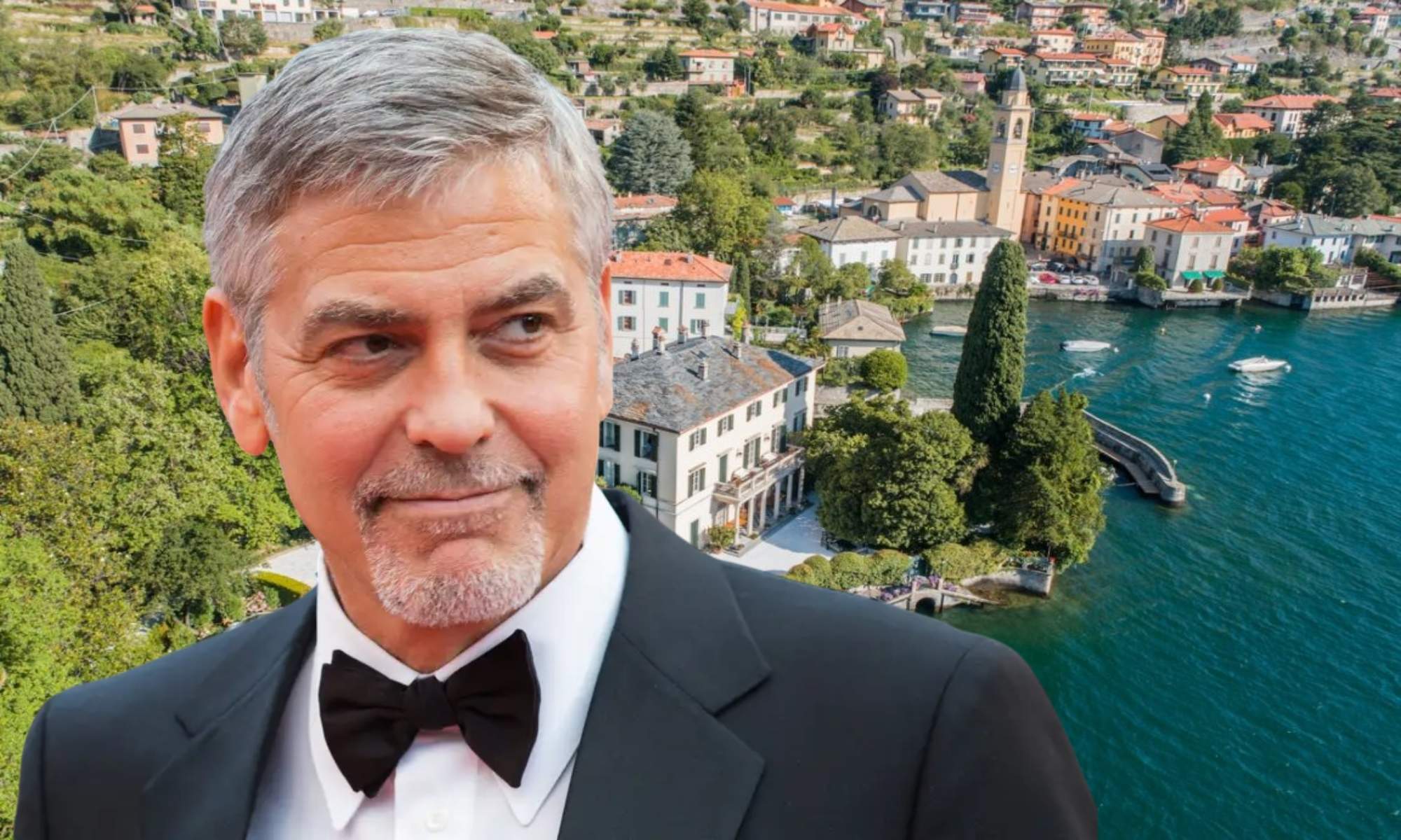 George Clooney cuenta con una impresionante mansión en el Lago Di Como