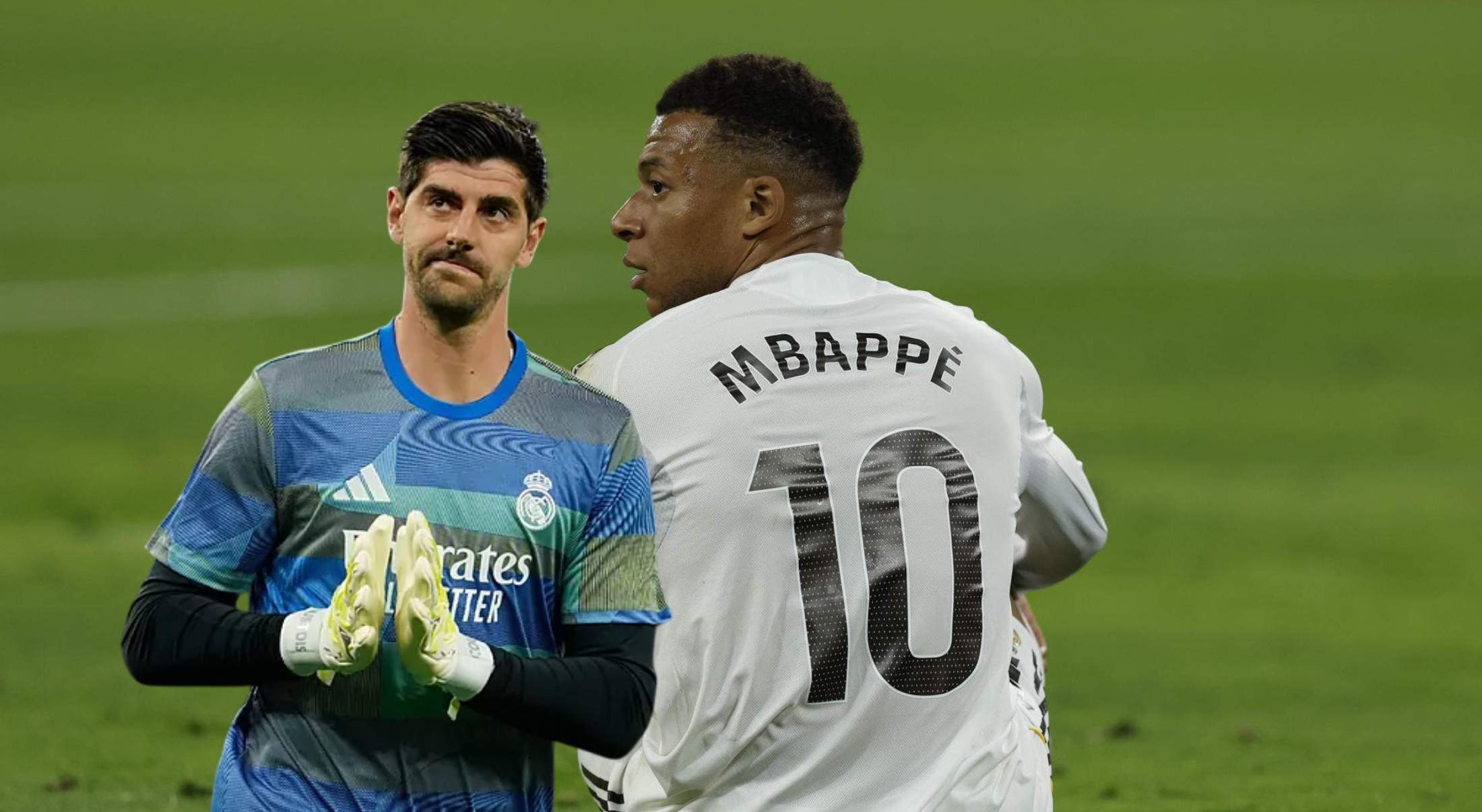 Mbappé y Courtois trabaja para estar en el Clásico