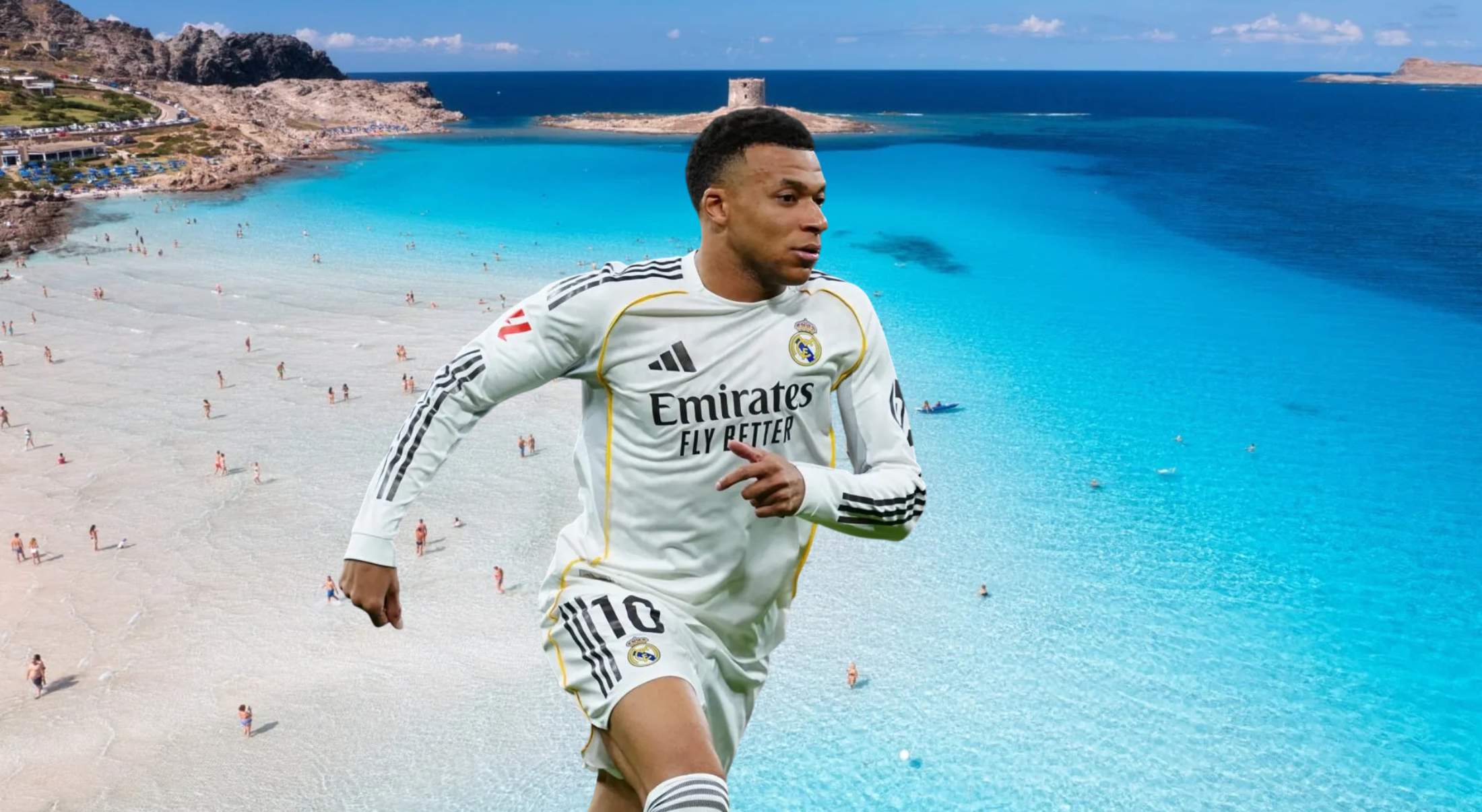 La playa de Cerdeña donde desconecta Mbappé
