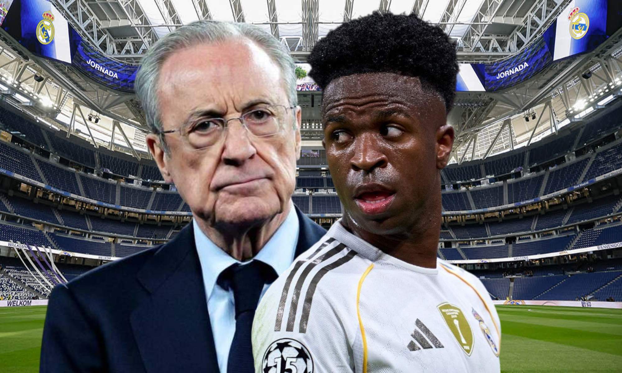 Florentino Pérez le pide a Vinicius que dé un paso al frente