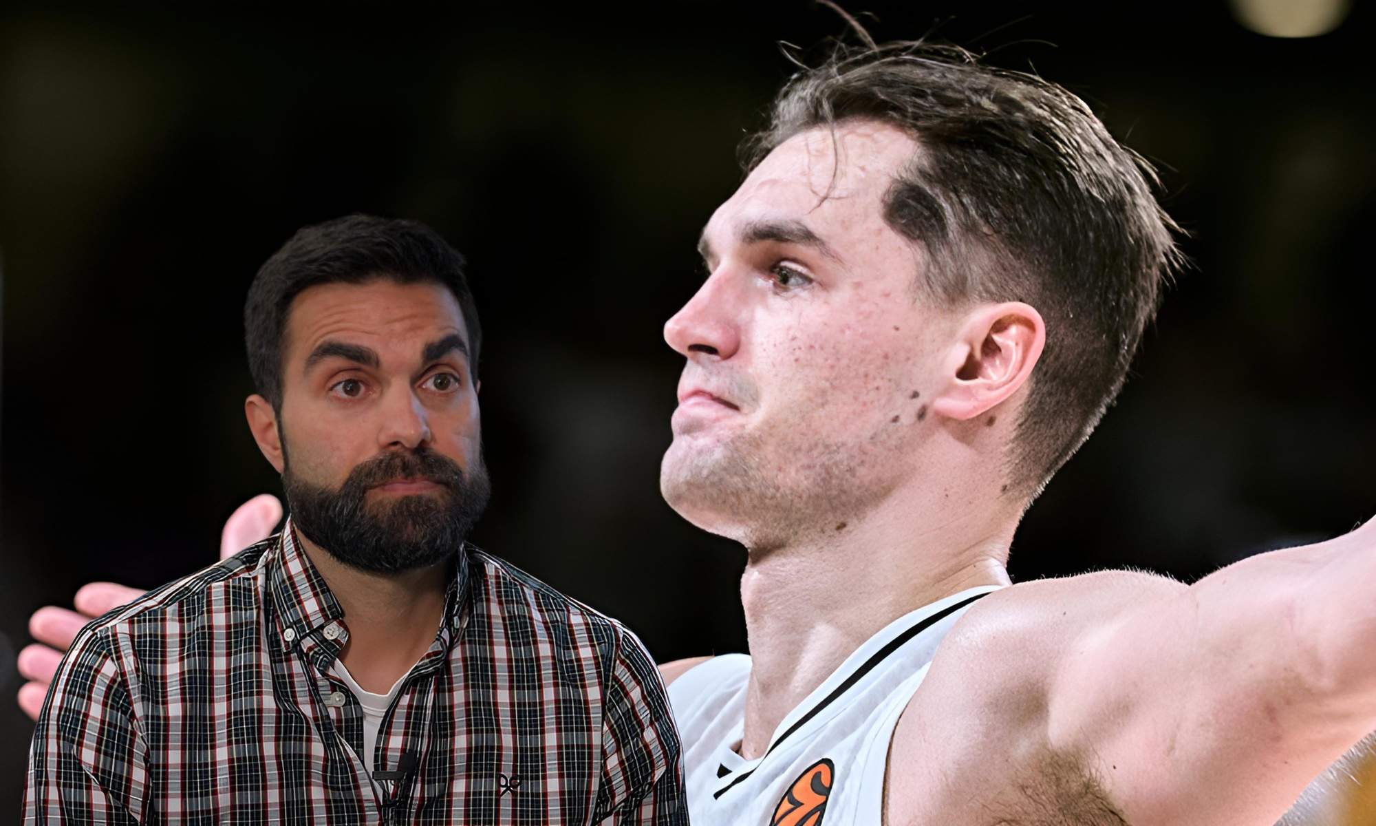Hezonja se ríe del periodista de ABC al que señaló Florentino con la foto de una peineta del presidente