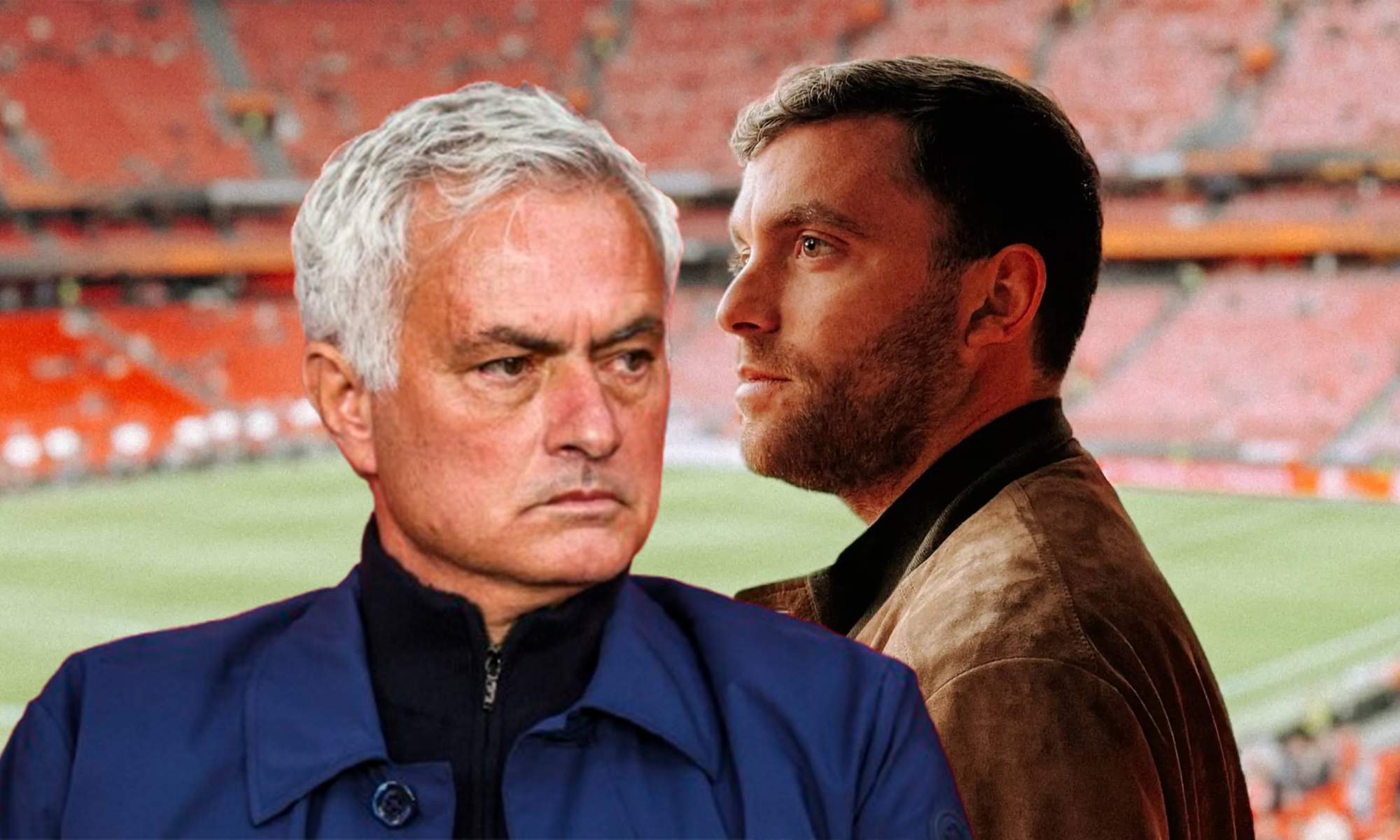 José Mourinho y Fabrizio Romano.