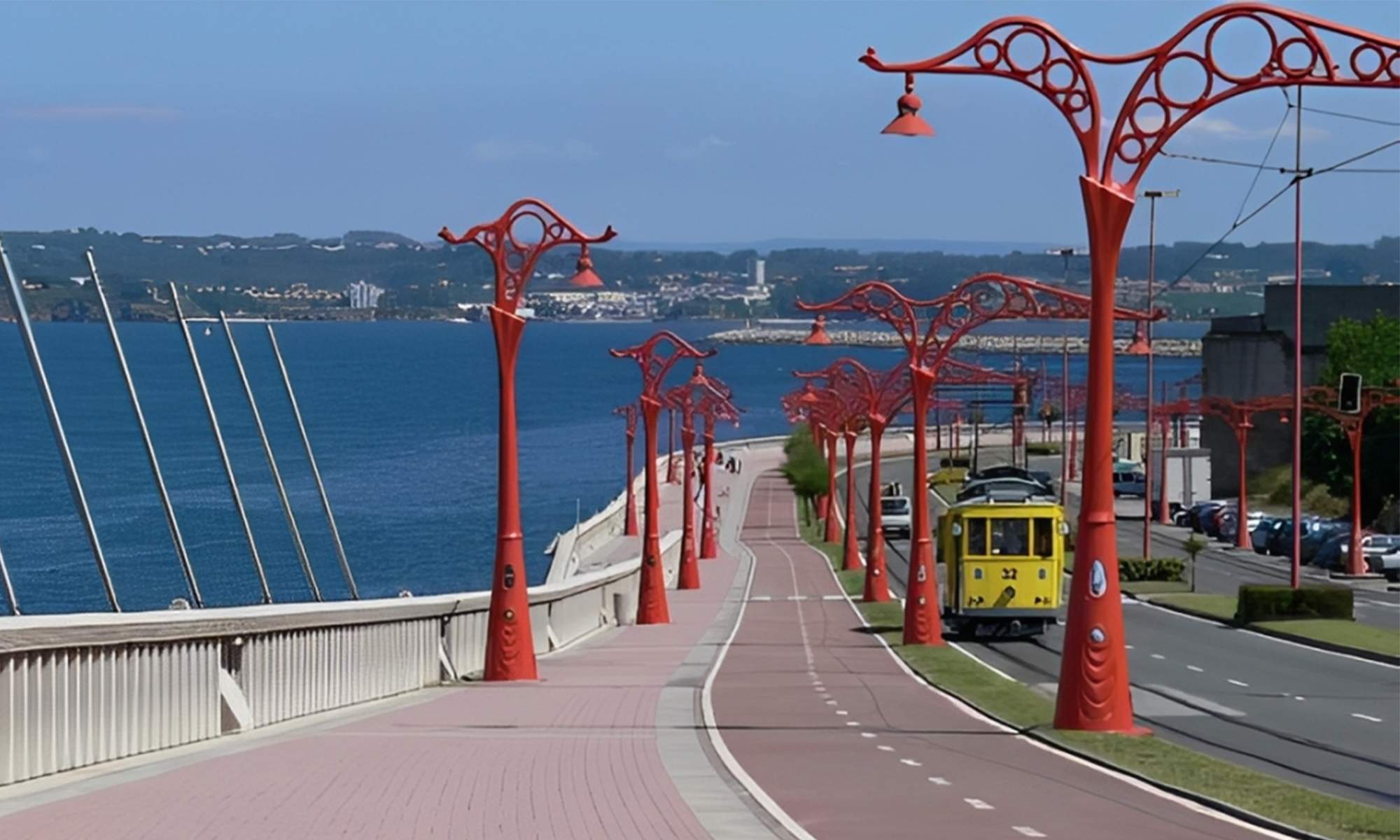 El Paseo Marítimo de A Coruña.