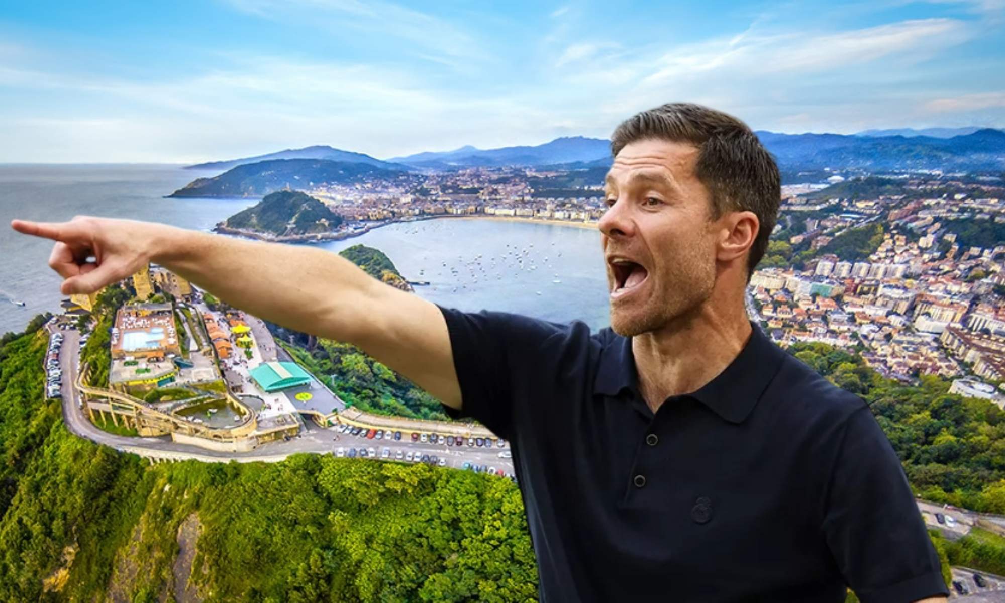 Xabi Alonso se refugia mucho en una casa que tiene en una zona privilegiada de San Sebastián.