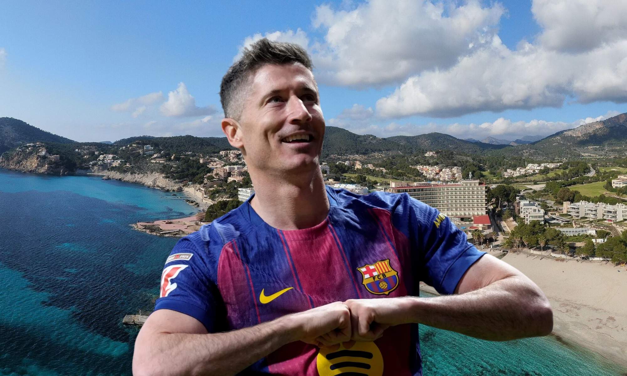 Robert Lewandowski compró una vivienda recientemente en Mallorca, que se suma a otra con la que se hizo en 2021.
