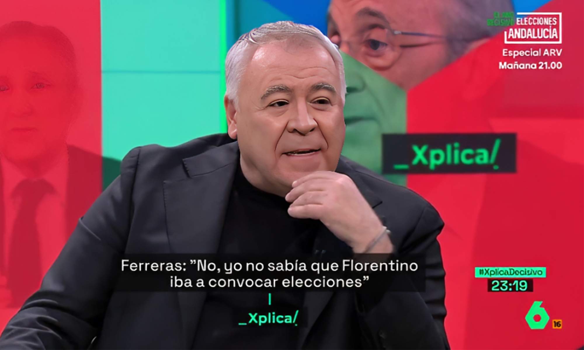 Antonio García Ferreras hablando en La Sexta.