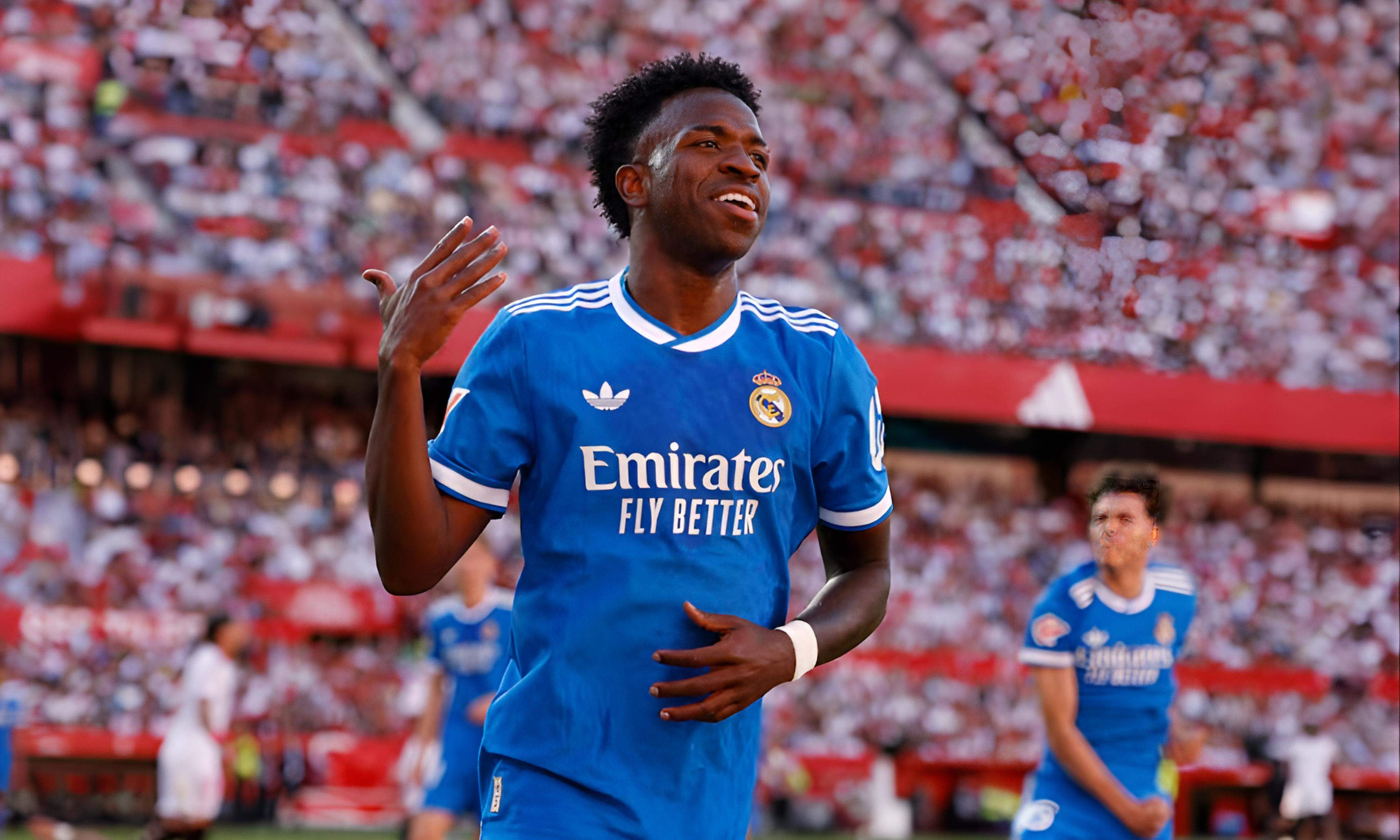 Radiografía del Sevilla 0-1 Real Madrid al descanso: Vinicius silencia al Sánchez Pizjuán