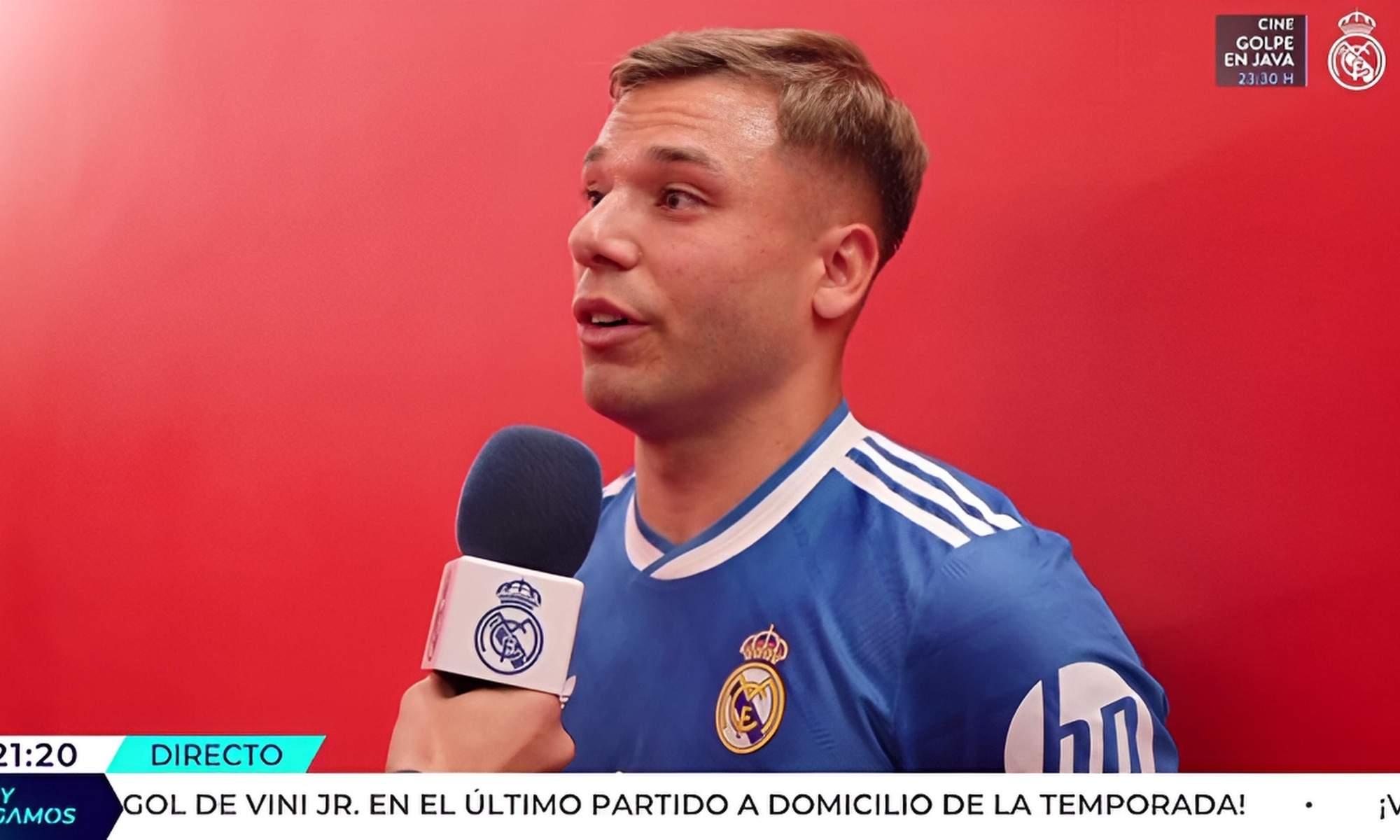 Álvaro Leiva, tras debutar con el Real Madrid: "Cualquier canterano puede dar el nivel de Primera División"