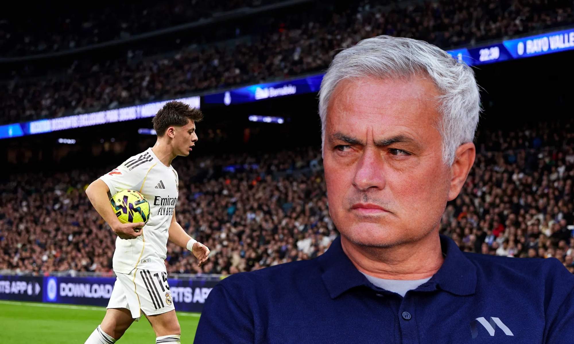 José Mourinho se rindió a Arda Güler poco después de llegar al Real Madrid.